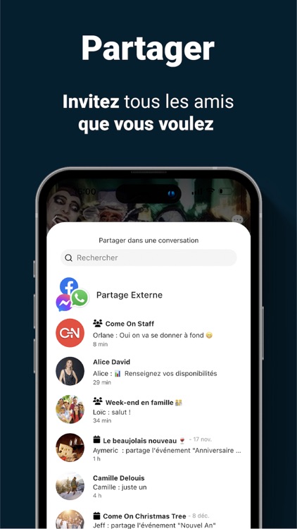Come On – Gère tes événements screenshot-3