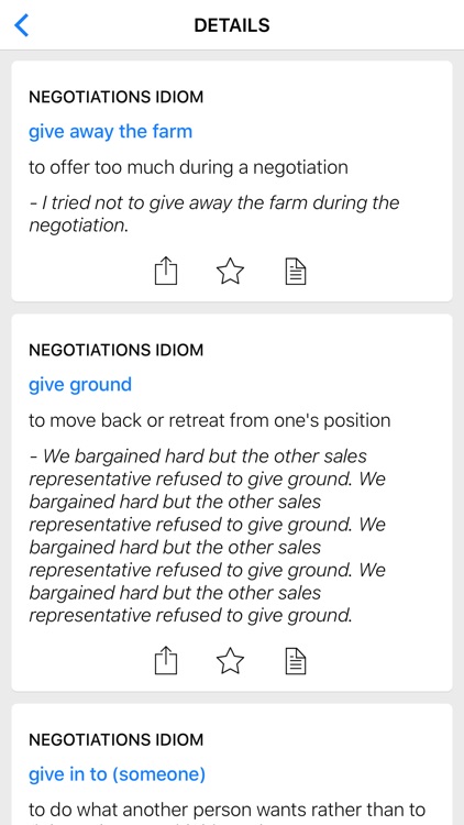 Negotiation & Medical idioms