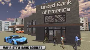 Real Gangster Crime Simulator 3D: Escape City Cops screenshot #4 for iPhone