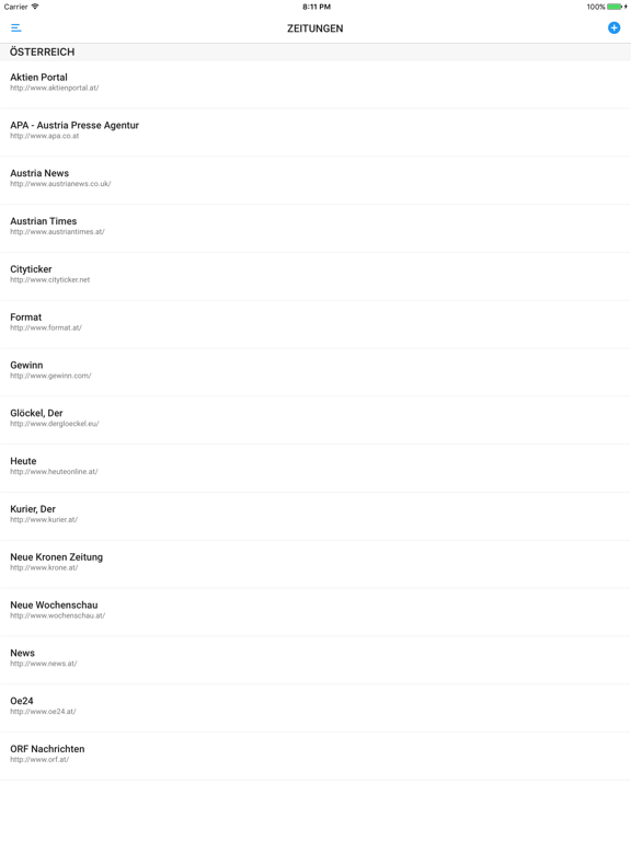 Screenshot #4 pour Österreichischen Zeitungen Und Zeitschriften