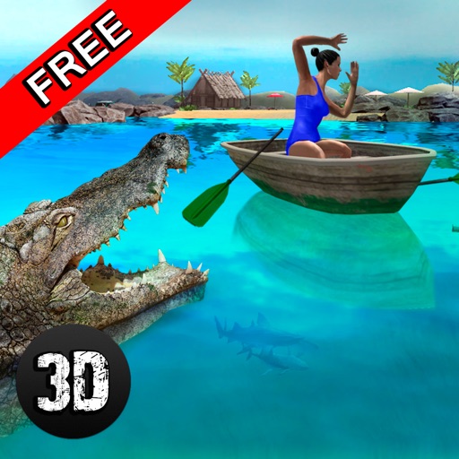 Wild Crocodile Attack Simulator 3D icon