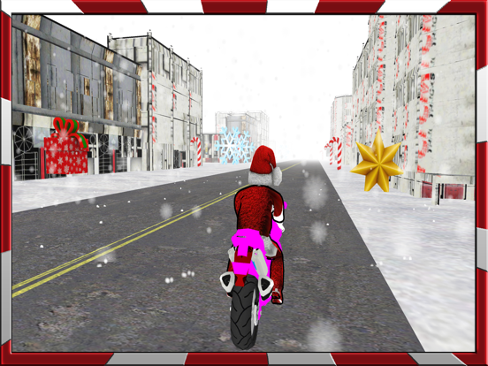 Screenshot #4 pour Père Noël sur les poids lourds Bike Adventure Simu