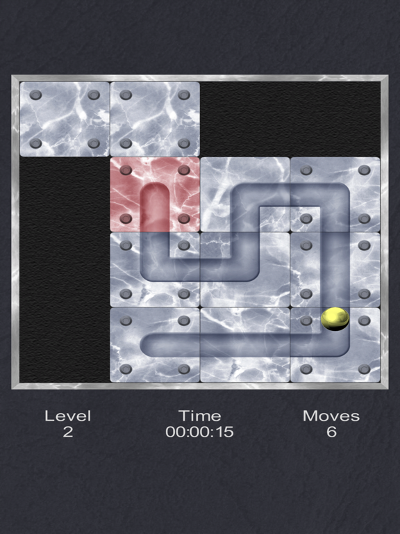 Roll the Ball through the maze iPad screenshot