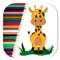 Giraffe Coloring Page Game Educational