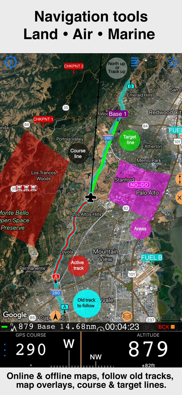 Compass 55. Map & GPS kit. screenshot 3
