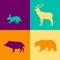 Smart Cubes: forest animals puzzle games for kids