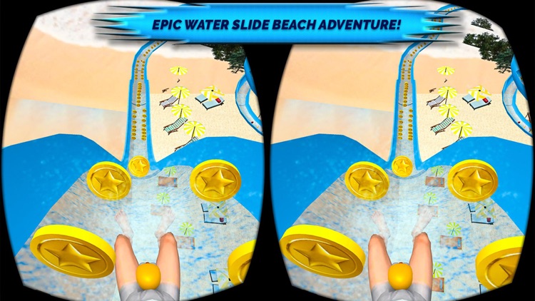 VR Beach Water Sliding - Water stunt & ride Pro