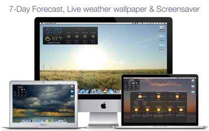 Living Weather & Wallpapers HD screenshot 1