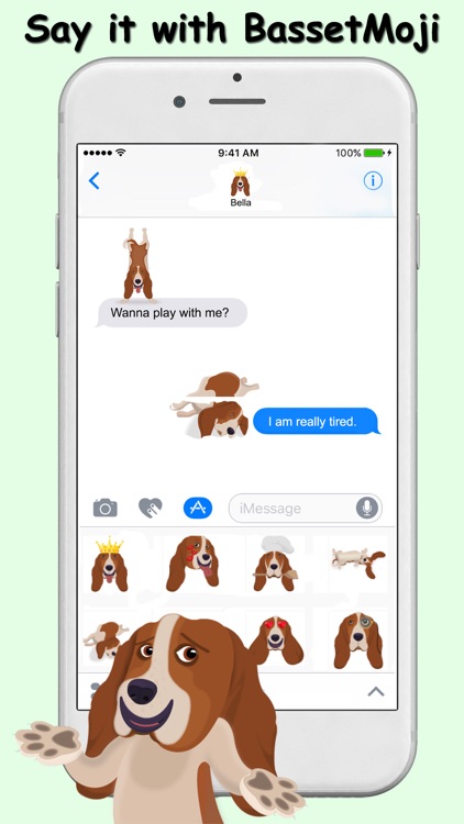 BassetMoji - Basset Hound Emoji & Stickers
