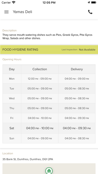 Yamas Deli Screenshot