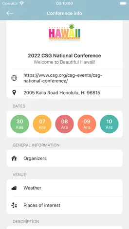 Game screenshot 2022 CSG National Conference apk
