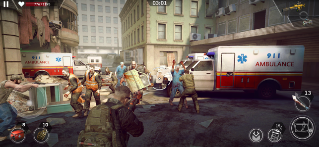 لقطة شاشة من لعبة Left to Survive: Zombie games