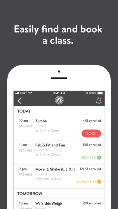 Afterburn Fitness App Screenshot