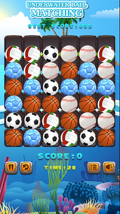 UNDERWATER BALL MATCHING