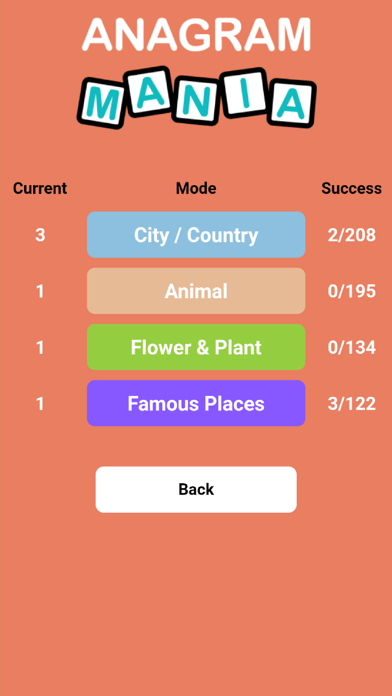 Anagram Mania Screenshot