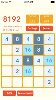 8192- puzzle game iphone screenshot 3