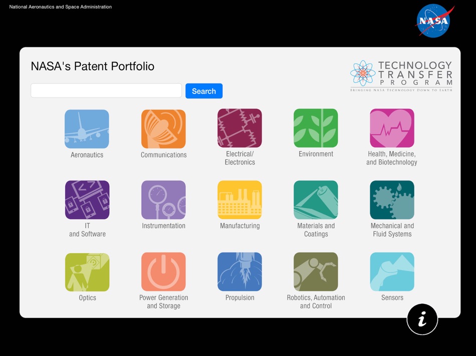 NASA Patent Portfolio - 1.4 - (iOS)
