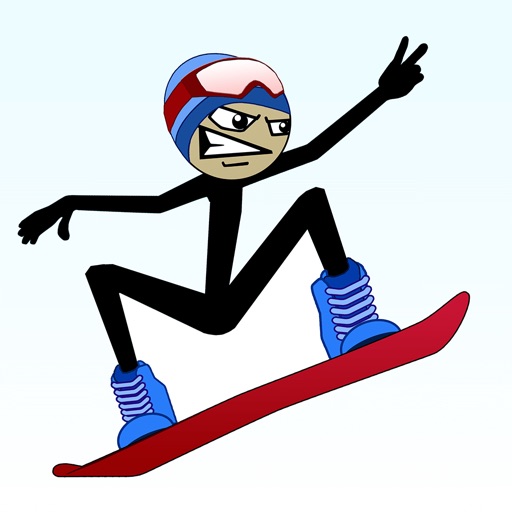 Stickman Snowboarder