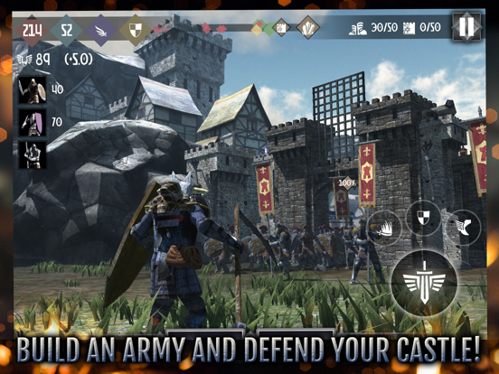 Heroes and Castles 2 Premium iPad app afbeelding 1