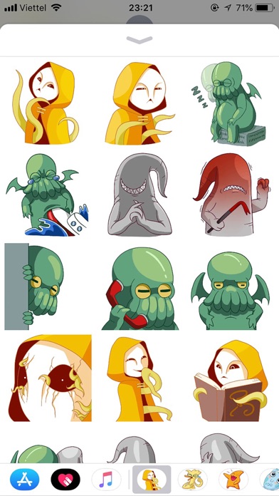 Alien Cute Pun Funny Stickers Screenshot
