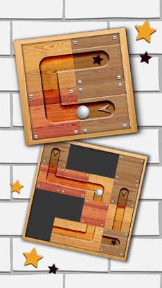 Ball rolls in labyrinth - Unblock & slide puzzle screenshot 1