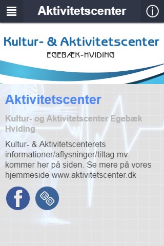 Aktivitetscenter screenshot 2