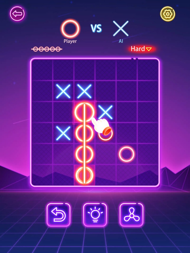 Tic Tac Toe - XOXO Glow Games on the App Store