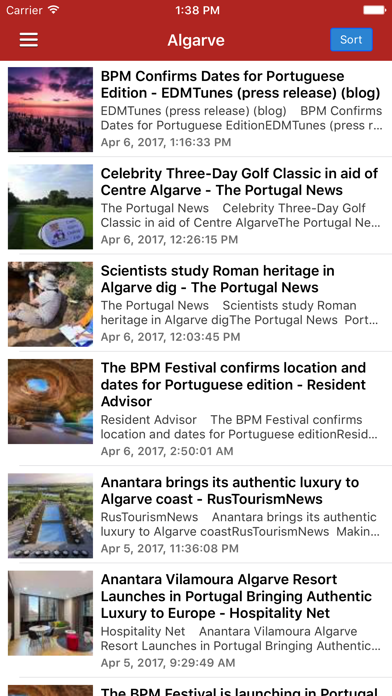 Portugal News English Today & Portuguese Radio Screenshot