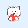 Westie Dog - Stickers for iMessage