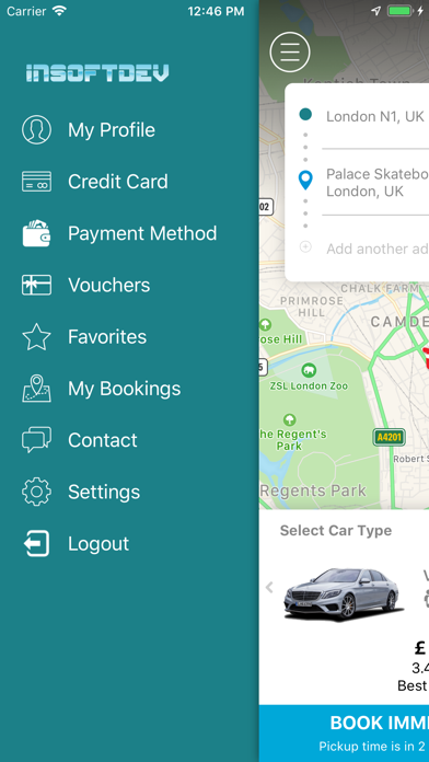 SmartCar Passenger Screenshot