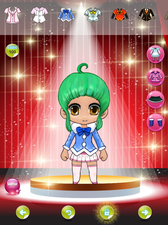 Screenshot #6 pour Chibi anime habiller tenue jeu pour filles robe