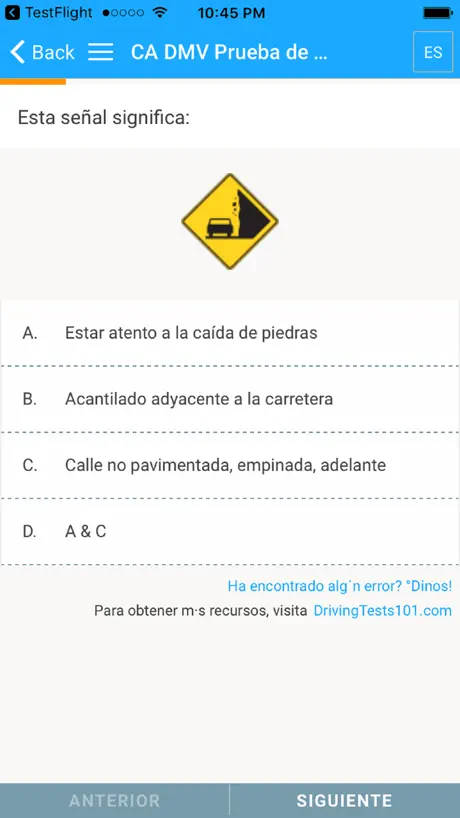 Examen de Manejo DMV EE. UU.