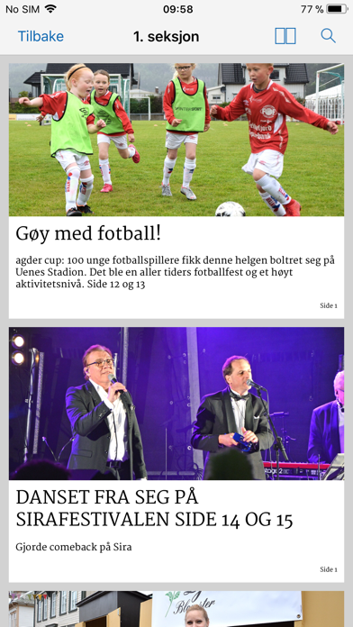 Avisen Agder eAvis Screenshot