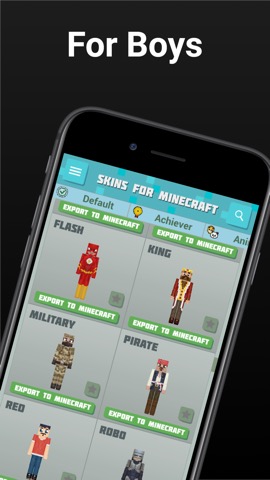 Skins for Minecraft PE (MCPE)のおすすめ画像2