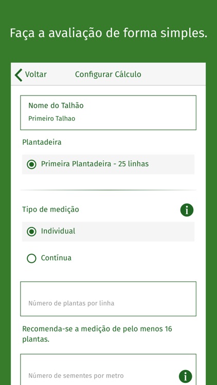 Avaliação de Plantio