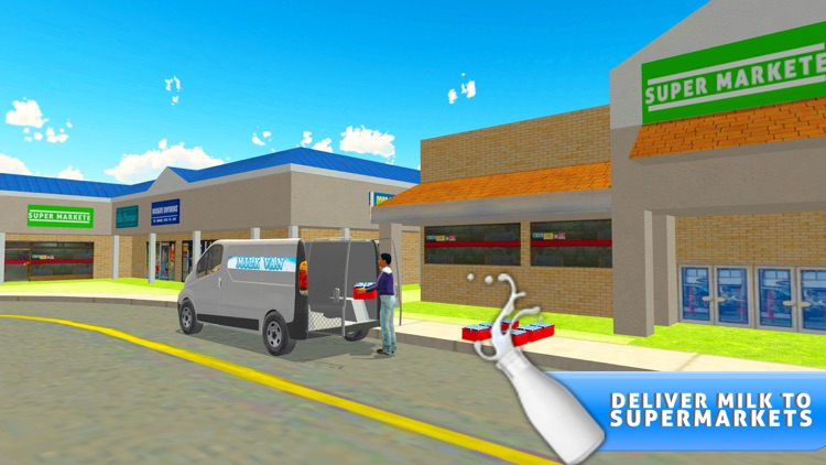 Milk Van Delivery Simulator & Minivan Driving