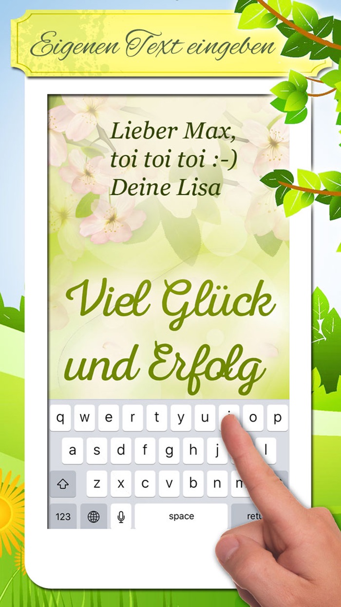 Viel Glück - Glückwunschkarten  Grußkarten