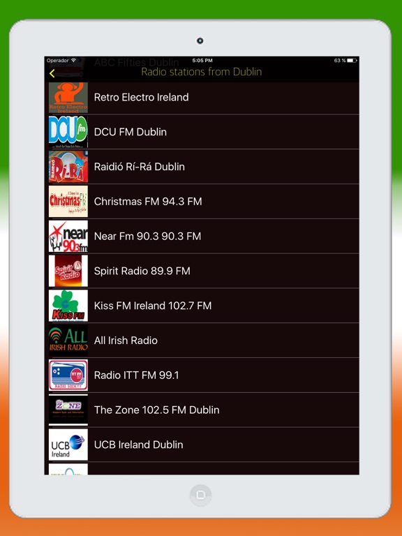 Screenshot #5 pour Radio Ireland FM - Irish Radios Stations Online IE