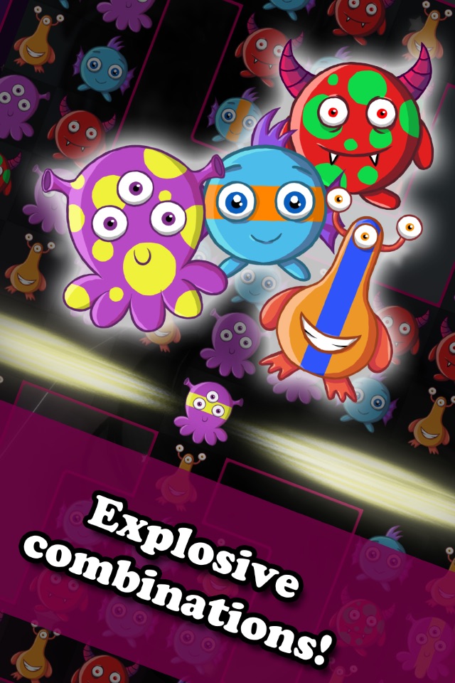 Cute Aliens - Match 3 Invasion screenshot 4