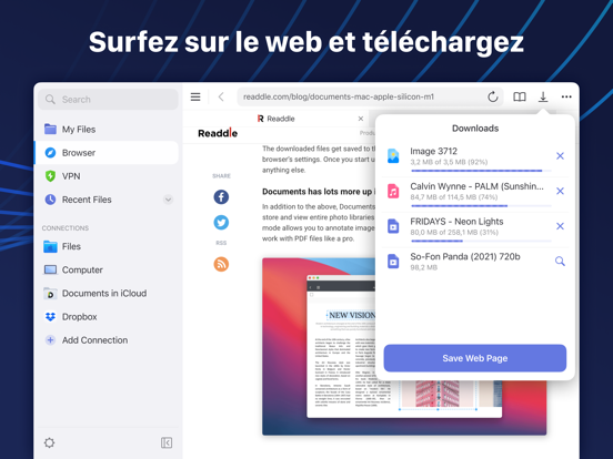 Screenshot #6 pour Documents・Fichiers et Dossiers