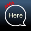 Here! Show your message. - iPhoneアプリ