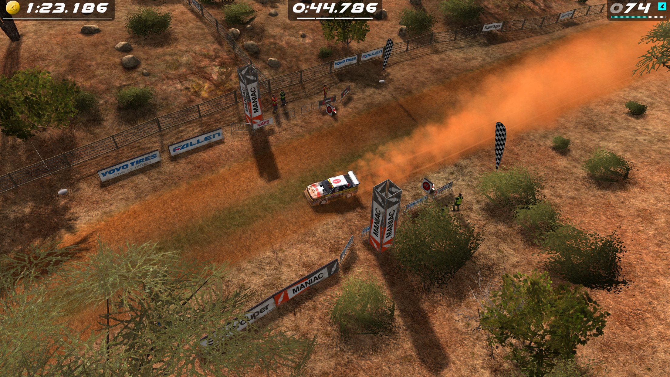 Screenshot do app Rush Rally Origins