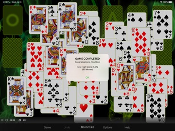 Classic Solitaires iPad screenshot