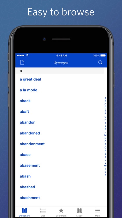English Synonym Dictionary