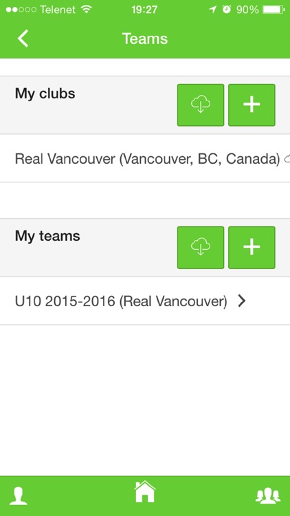 My Team's soccer score keeper