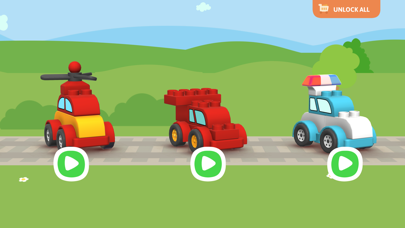 Mika Cars World - puzzle races Screenshot