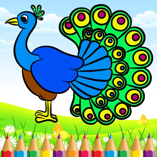 Bird Painting - Coloring Book and Drawing for Kids icon