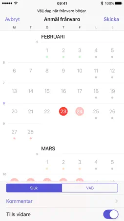 Ledighet screenshot 3