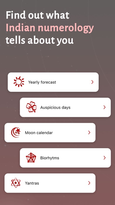 Indian Numerology. Biorhythms Screenshot