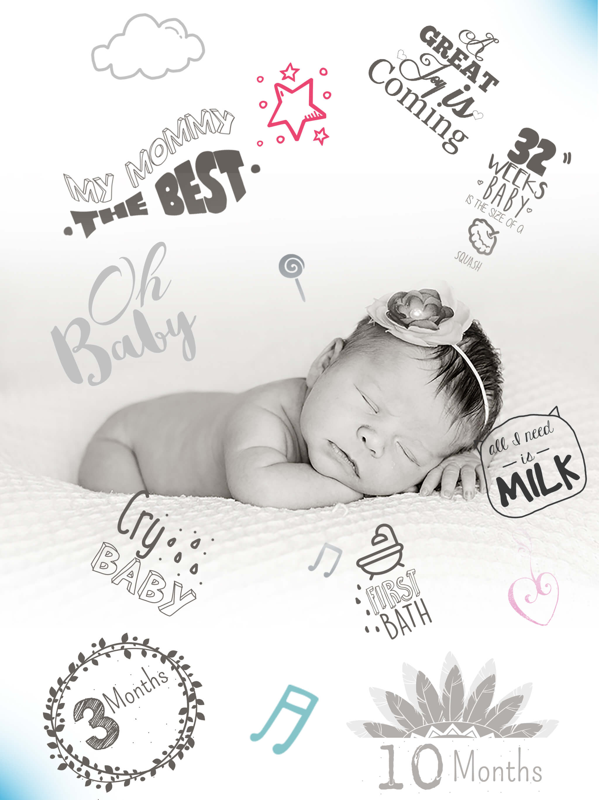 Baby Photo Story - Pregnancy Milestones Camera screenshot 8